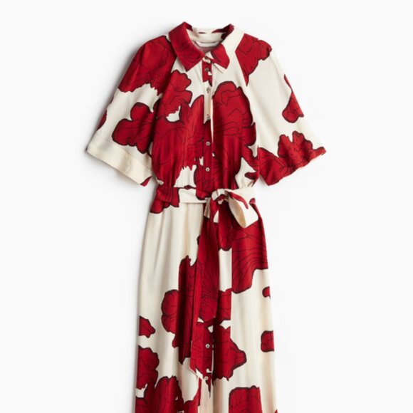 H&M floral shirtdress - Picture 1 of 4